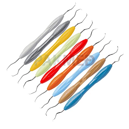 9 PCS LM ARTE GRACEY CURETtes Scalers Definir Ergo Sense lida com tamanhos 1/2, 3/4, 5/6, 7/8, 9/10, 11/12, 13/14, 15/16,