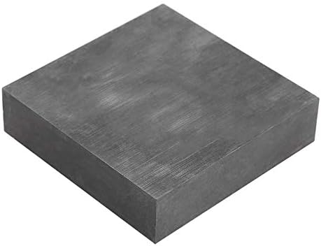Bloco de lingote de grafite de ZeroBegin 99,9% de pureza, superfície de moagem da placa de grafite EDM, molde de fundição de fusão metalurgia, espessura 10mm