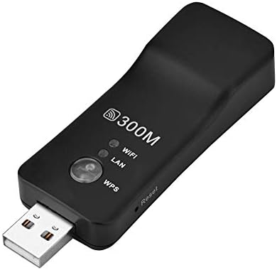 Repetidor de Wi-Fi USB, amplificador de sinal sem fio e sem fio Adapador de rede de TV inteligente AP WiFi Adaptador multifuncional