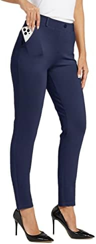 Willit Women's Yoga Dress Pants Skinny Work Slacks Slim Fit Stretch Office Casual Petite/regular 4 bolsos 28 /30