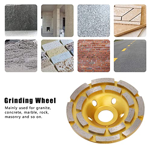 Ferramenta de polimento da roda de moagem de superfície de diamante dupla de 4 polegadas para concreto para mármore de granito de