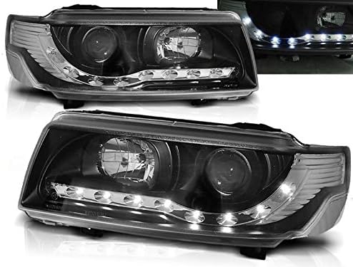 Faróis VR-1676 Luzes frontais Lâmpadas de carro faróis de faróis Driver e do lado do passageiro Conjunto de farol Definir Luz do dia Compatível com Volkswagen passat B4 1993 1994 1995 1996 1996