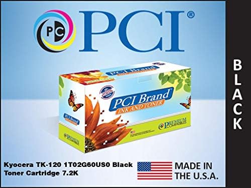 Premium Compatibles Inc. PCI Marca Compatível com Toner Substituição para Kyocera TK120 1T02G60US0 Cartucho de toner preto 7.2K Rendimento