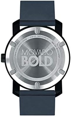 MOVORO Evolução ousada Evolução masculina Swiss QTZ Aço inoxidável e relógio casual de correia de couro, cor: azul