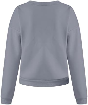 Raglan feminino tops com manga longa Crewneck Sweatshirt camiseta xadrez de pulôver gráfico com estampa gráfica