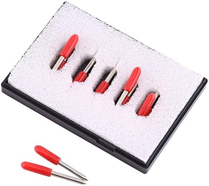10pcs plotter cortador faca lâmina de carboneto cimentado para letras de corte de vinil para corte de coloração adesiva padrão