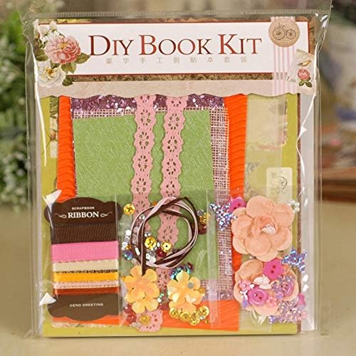 Syxmsm Melhor Kit de Scrapbook Complete para Família/Amigo/Kid 8 Temas Vintage Diy Scrapbooking Photoav