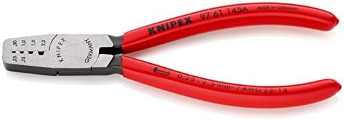 Knipex 97 61 145 A 0,25-2,5mm alicates de crimpagem para mangas finais