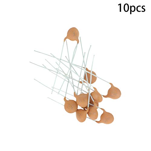 FILECT 10PCS Kit de capacitor de cerâmica 50V 39pf Capacitores de disco para circuito eletrônico DIY, cor aleatória