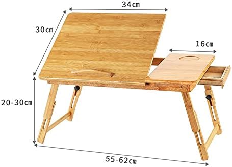 LXXSH Ajuste ajustável para laptop para laptop mesa de mesa de mesa de mesa de laptop para sofá -cama bandeja de mesa de