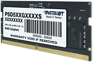 Patriot Signature Line Series DDR5 32GB 4800MHz SODimm Single - PSD532G48002S