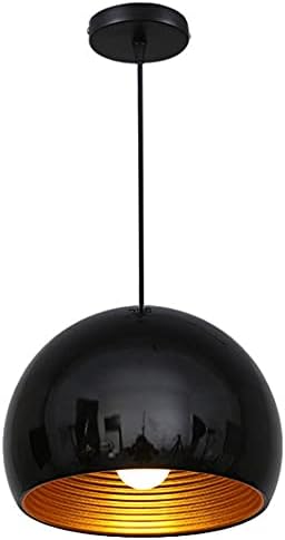 Personalidade criativa em preto e branco Bola de bola pendente de alumínio leve camada dupla lustre moderno lustre 1 luz