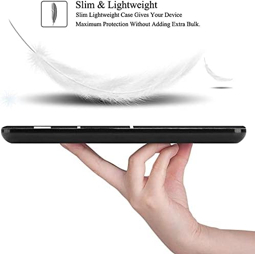 Case se encaixa em 6 polegadas Kindle 10th Generation 2019 Libert Ebook Reader cobre Slimshell premium de couro PU Slimshell com acordar / sono automático - azul