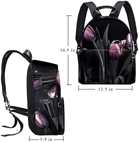 Mochila de viagem Vbfofbv para mulheres, caminhada de mochila ao ar livre esportes mochila casual mack, púrpura floral moderno
