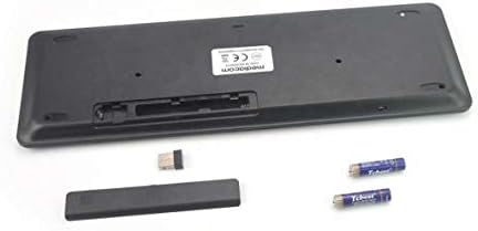 Teclado de onda de caixa compatível com asus vivobook 15 - teclado mediane com touchpad, USB Fullsize Keyboard PC Wireless TrackPad