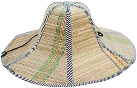 Chapéu de palha de palha flexível Chapéu de praia de verão amplo embalável BRIM Feito de plantas naturais-crochê
