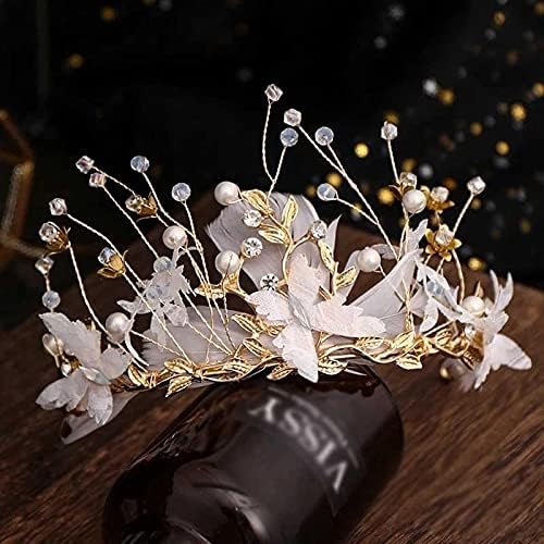 SJYDQ Band de cabelo jóias de jóias Capacete de noiva Mulher Rhinestones Crystal Tiaras Bride Party Wedding Hair Hair