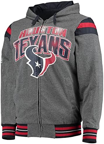 G-III Sports Men's Marinha/Carvão Houston Texans ritmo acelerado