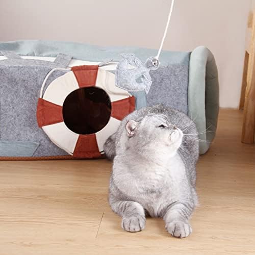 Comeone Cat Tunnel Bed com tape