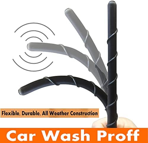 Antena de borracha em espiral flexível de 7 polegadas para Nissan Murano, Nissan Murano Crosscabriolet, Prova de lavagem