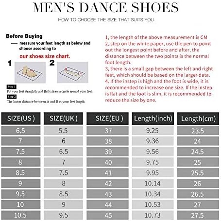 Sapatos de dança de salão de baile de laço masculino de Hiposseu