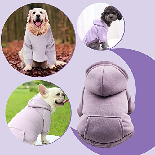 Totruning Hoodie Dogs Sweater Girl With Pocket Fall Fall Winter Dog Boy Puppy para pequenas roupas médios
