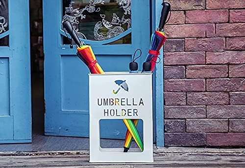 Gubs de guarda -chuva Zesus Stand Hollow Out guarda -chuvas Titular Comercial Metal Umbrella Rack Home Office Bar Hotel Shopping