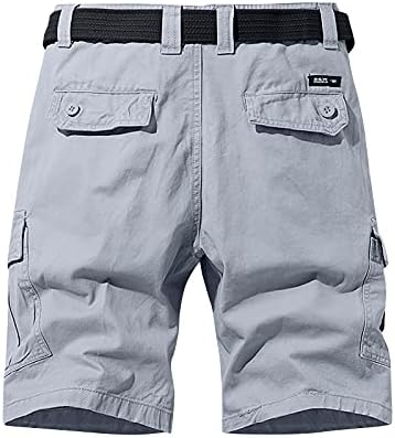 RTRDE Mens Cargo Shorts masculinos Moda de Moda de Moda Polícia de Pão de Algodão Macicletes de Algodão