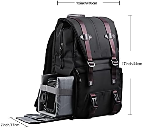Nizyh Câmera Backpack Photograger Storager Bag Side Open disponível