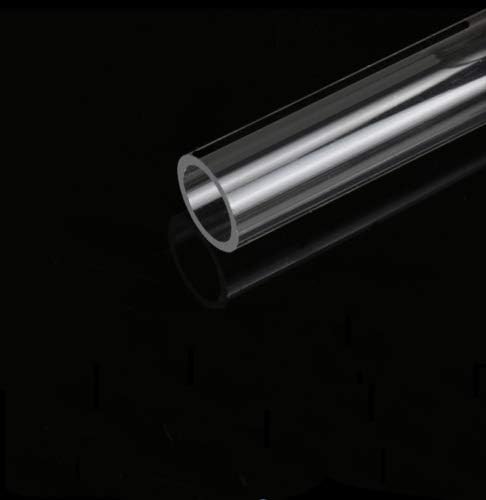 Parafuso 1pcs 300 mm de comprimento de cílico de acrílico alto transparente plexiglass tubo oco Material diy - x 4mm)