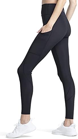 Yummie feminina feminina Legging ativo com bolsos