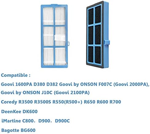 Kit de peças de substituição DLD para COREDY R3500 R3500S, R550 Goovi, 1600pa, D380, D382, IMARTINEC800, D900, D900C,