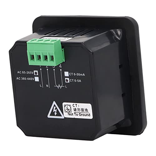 Generador Digital Multifunction Medidor ABS Habitação 85-265V IP54 Proteção Digital Visor Digital Testador de frequência de corrente