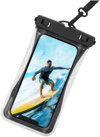 Urbanx Universal Wateroperme Poupes Bolsa Caso de celular de bolsa seca projetada para Oppo R15 para todos os outros smartphones de até 7 - Black