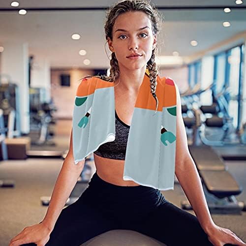 Deyya 2 pacote de pacote de resfriamento Microfiber Sweat Sport Sport Sport Tone para treino Gym Fitness Bowling Swimming Yoga Golf