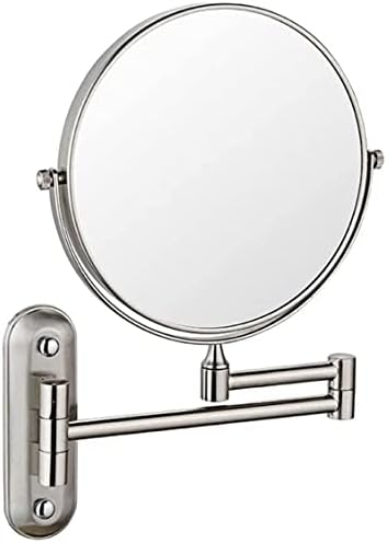 Espelho montado na parede Deleto, ampliação de 3/5x +espelho de barbear de banheiro normal