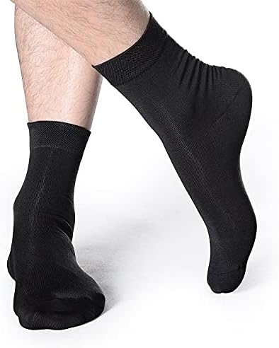 MJWDP 12 pares de plus size meias de algodão masculino masculino de homens tripulantes de uma cor masculina respirável de cor