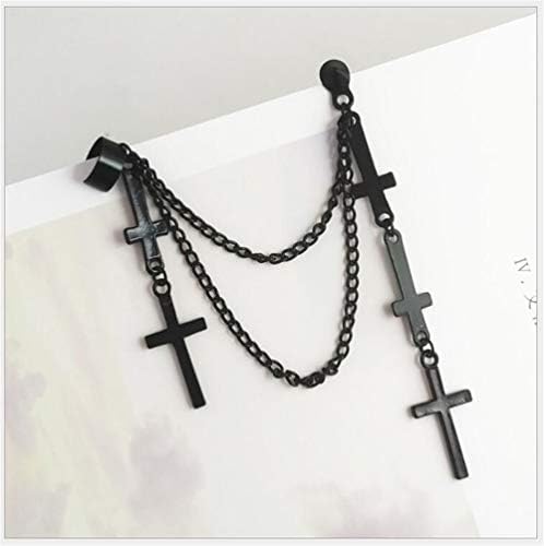 1PCS Black Gothic Long Chain Brincho
