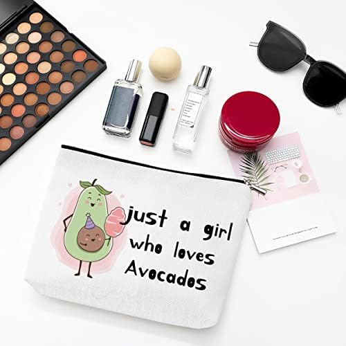 Cyceos Avocate Amante Presente para meninas Bolsa de maquiagem Presente vegetariano para mulheres Presentes de amizade para