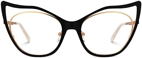 Zeelool elegante olho de gato azul óculos de bloqueio para mulheres Beaty ZJGM406690