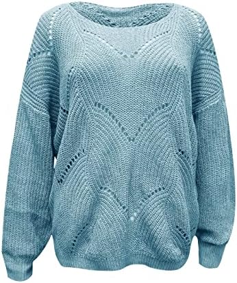 Blusas de batwing feminino solto solto casual suéteres de cor sólida pulôver de cor de cor de jumper tampo de capota de gola gola gobl