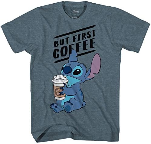 Disney Lilo e Stitch Coffee First Adult T-Shirt