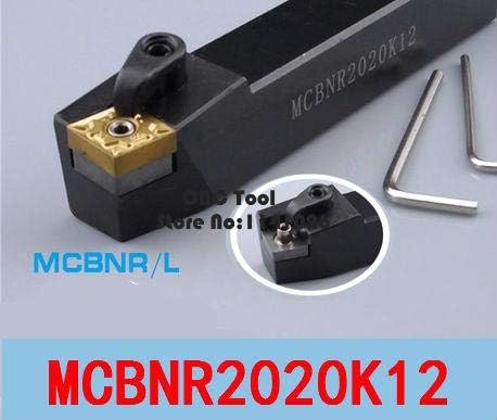 Fincos MCBNR2020K12/ MCBNL2020K12 FERRAMENTAS DE CORTE DE CORTE DE METAL Ferramentas de torneamento CNC 20mm*20mm*125mm