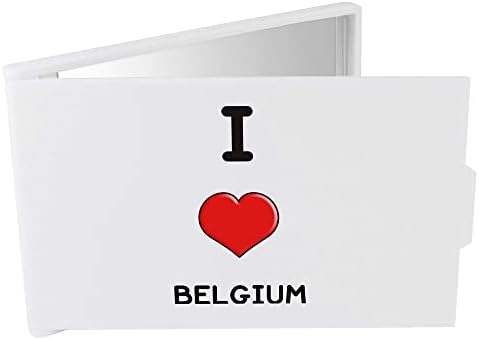 Azeeda 'I Love Bélgica' Compact/Travel/Pocket Makeup Mirror