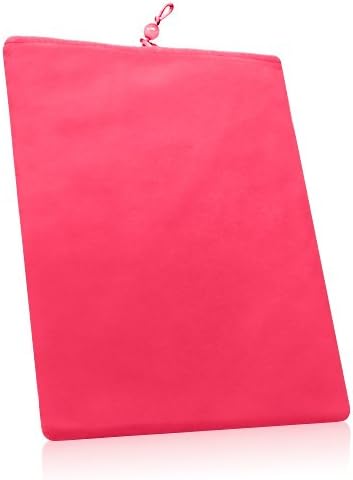 Caixa de ondas de caixa compatível com Nokia Lumia 2520 - Bolsa de veludo, manga de bolsa de veludo macio com cordão para Nokia Lumia 2520 - Cosmo Pink