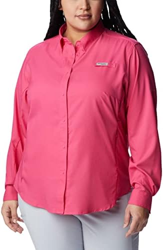 Camisa de manga comprida Tamiami II da Columbia, Ultra Pink, grande