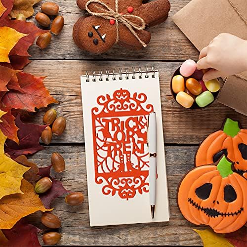 Halloween Pumpkin Words Frame Metal Cutting matrizes, Halloween Palavras de fundo Die Cuts para fazer cartas Fazendo recortes de papel