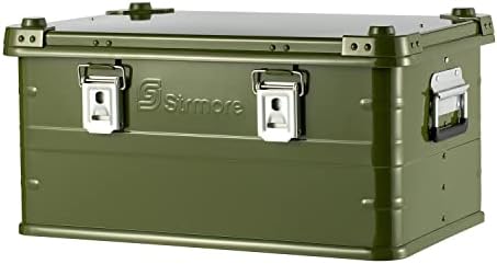 Caixas de ferramentas de cama de caminhão Strmore Caixa de transporte de protetora rígida de alumínio, caixa de deck forte, caixa