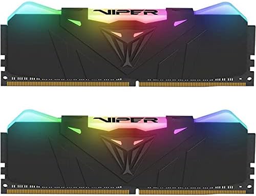 Patriot DDR4 RAM Memória 16GB 4000MHz Viper RGB 2X8GB PVR416G400C9K