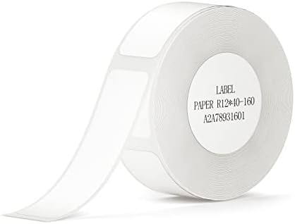 Deepin Bundle Label Maker D110 Bluetooth Térmica Maker Machine com 2 rolos de fita de etiqueta branca 15 × 30mm, 12 × 40mm